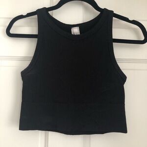 💚 5 for $15! 💚 One Size Black Crop Tank Top